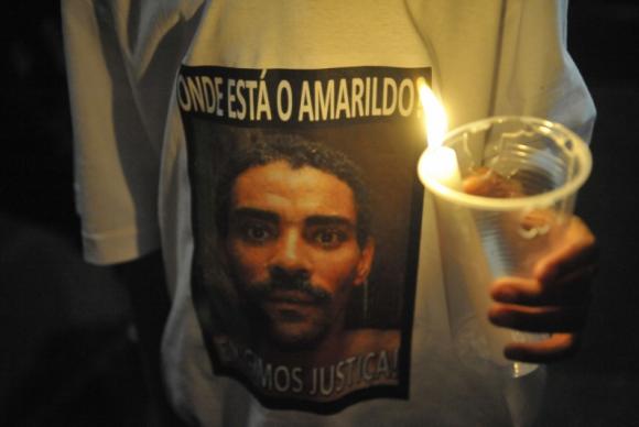O ajudante de pedreiro Amarildo de Souza foi levado por policiais da UPP da Rocinha no dia 14 de julho de 2013 e nunca mais apareceu (Crédito: Reprodução)