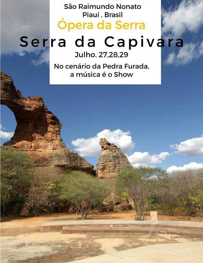 Pedra Furada, Parque Nacional da Serra da Capivara. A Música é o show! (Crédito: Divulgação)
