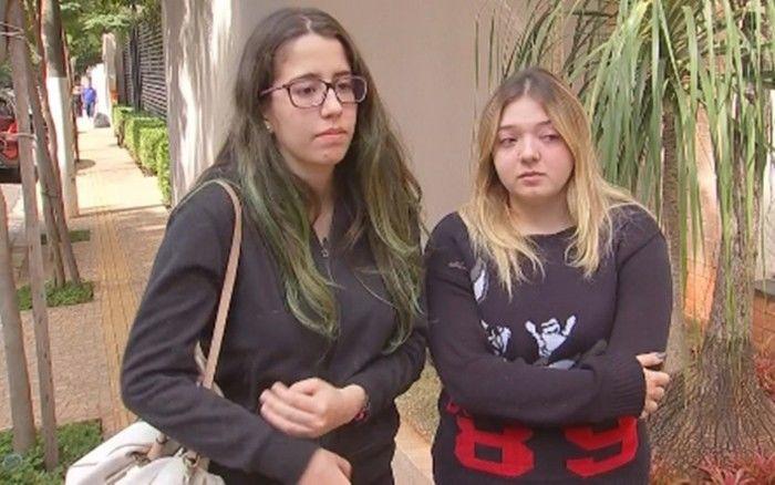 Amigas do jovem morto (Crédito: Reprodução)