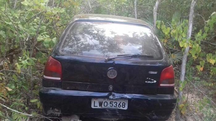 Veículo recuperado pela PRF em Parnaíba (Crédito: Divulgação)