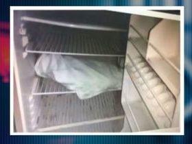 Pais divulgam foto de corpo de bebê em frigobar na Evangelina Rosa