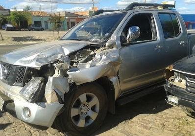 Veículo ficou bastante danificado (Crédito: Fredsonpaivareporter)