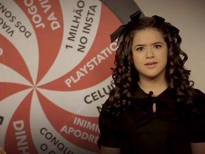 Maisa volta à roleta de prêmios para promover filme de Terror