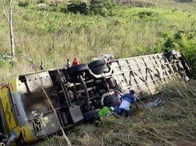 Acidente com ônibus deixa ao menos seis mortos em Minas Gerais