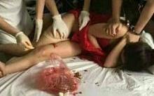 Vaza imagens de mulher tráida colocando pimenta na vagina de amante