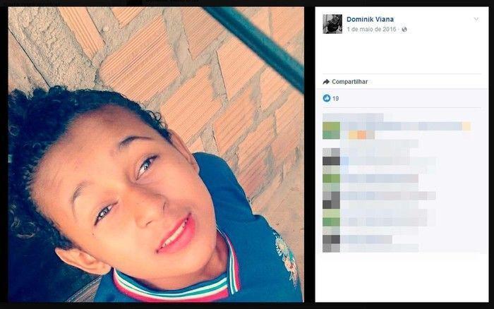 Dominique Miranda Viana foi golpeada no pescoço e peito (Crédito: Reprodução)