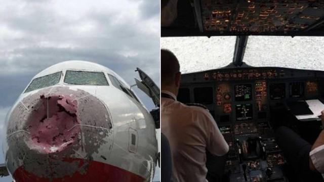 A aeronave ficou destruída (Crédito: Reprodução)