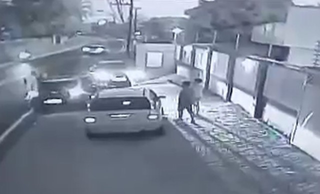 Câmeras flgaram toda a confusão (Crédito: Reprodução)