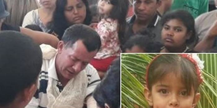 Pai de menina que morreu a tiros diz que tentou proteger a filha