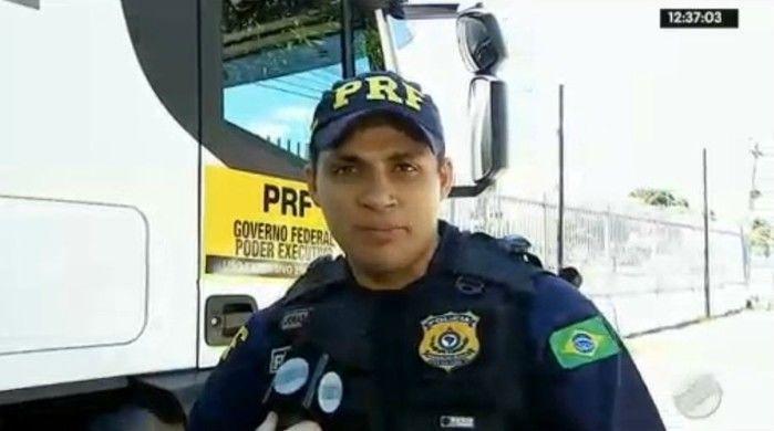 Jonas Mata, da Polícia Rodoviária Federal  (Crédito: Rede Meio Norte)