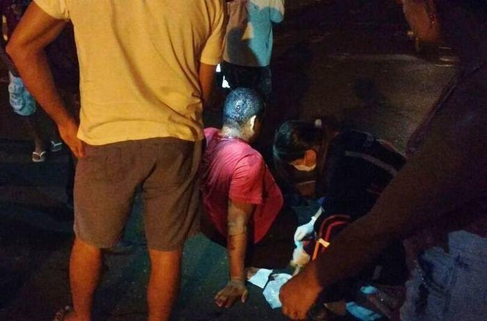 Acidente deixa homem ferido no centro de Campo Maior