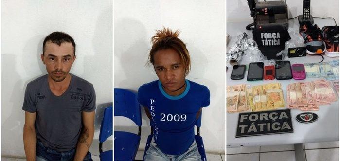 Traficantes foram presos em flagrante (Crédito: Reprodução)