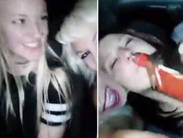 Garotas filmam bebedeira no carro e morrem em acidente