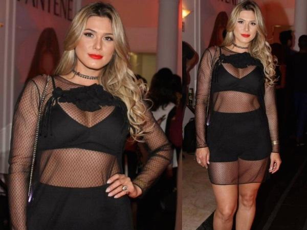 Com look ousado, Lívia Andrade é críticada: "parece mosqueteiro"