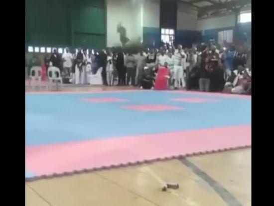 Vídeo mostra morte de fisiculturista ao tentar salto
