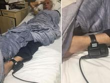 Defesa divulga fotos de Abdelmassih com tornozeleira em hospital
