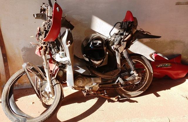 Motocicleta que era utilizada pela vítima (Crédito: Reprodução)