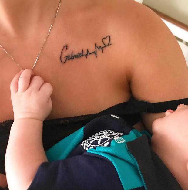 Tatuagem de Andressa Suíta (Crédito: Instagram)