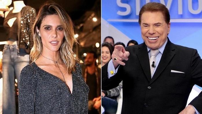 Silvio Santos rebate crítica de Fernanda Lima em seu programa no SBT (Crédito: Montagem/Uol)