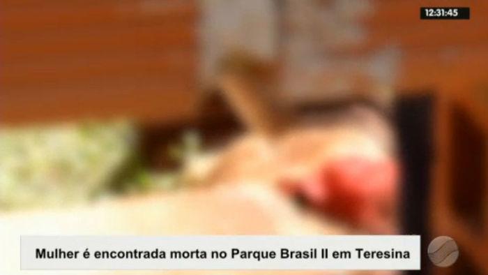 Corpo de Dalciane das Chagas (Crédito: Rede Meio Norte)