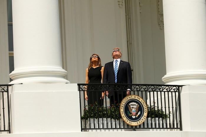 Melania e Donald Trump (Crédito: Reuters)