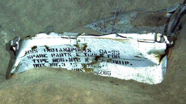 Fragmentos do USS Indianapolis em Pearl Harbor, em 1937 (Crédito: Reprodução)