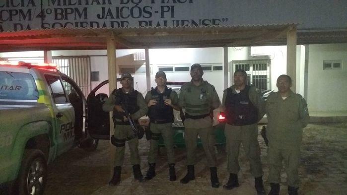 Polícia Militar da cidade de Jaicós (Crédito: Divulgação/Polícia Militar)