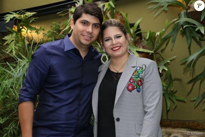 Marília Mendonça e o ex-noivo (Crédito: AGNews)