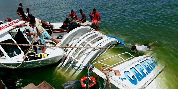 Número de mortos sobe para 21 em naufrágio de navio no Pará