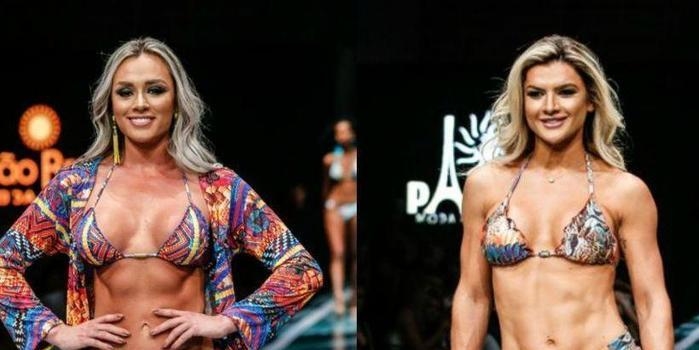 Juju Salimeni e Mirella Santos desfilam de biquíni e impressionam