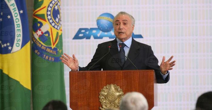 Presidente Michel Temer (Crédito: Agência Brasil)