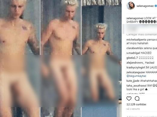 Hacker invade perfil de Selena Gomez e posta nudes de Justin Bieber