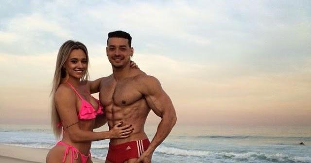 Juju Salimeni e Felipe Franco