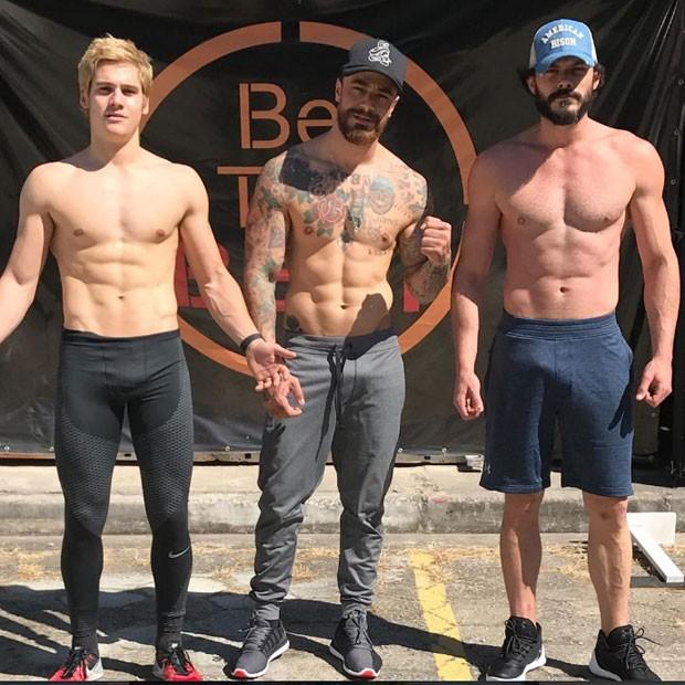 NICOLAS PRATTES, FELIPE TITTO E KIKO PISSOLATO
