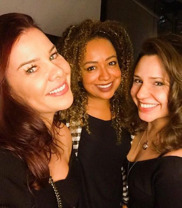 Fernanda Souza, Aretha Oliveira e Francis Helena (Crédito: Reprodução/ Instagram)