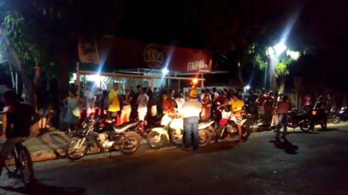Local onde ocorreu o crime (Crédito: Rede Meio Norte)