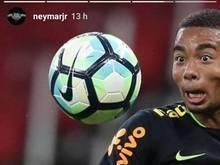 Neymar posta foto de Gabriel Jesus com cara de susto e zoa na web