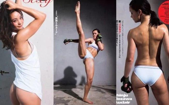 Lutadora promessa do MMA faz ensaio sensual para revista