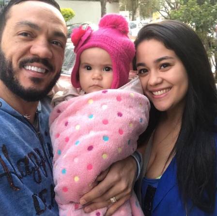 Belo com a neta e a filha (Crédito: Reprodução/Instagram)