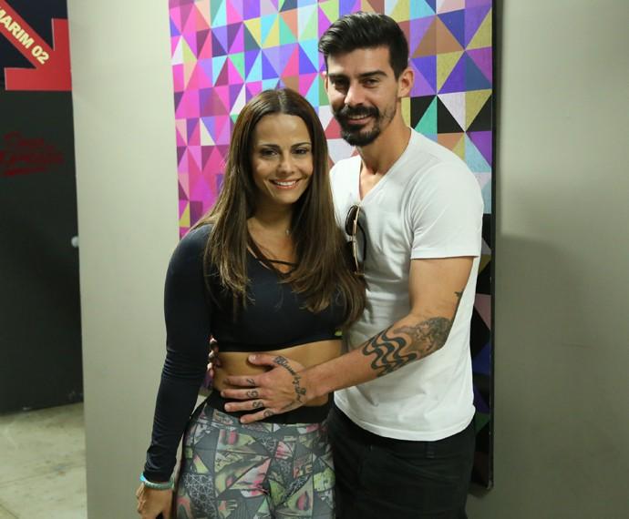 Viviane Araújo e Radamés Martins