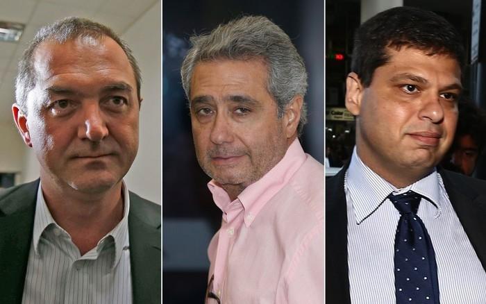Montagem com fotos de Joesley Batista, Ricardo Saud e Marcello Miller (Crédito: Estadão Conteúdo)