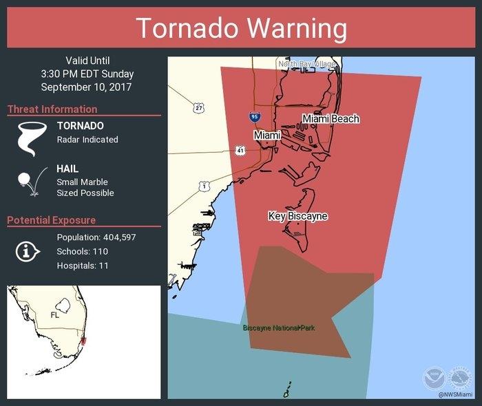 Alerta de tornado (Crédito: Reprodução)