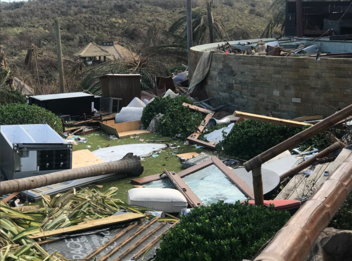 Casa ficou destruída (Crédito: Reprodução)
