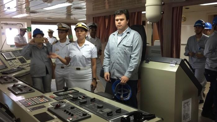 Fernando Coelho Filho durante visita em Pernambuco (Crédito: Mônica Silveira/TV Globo)