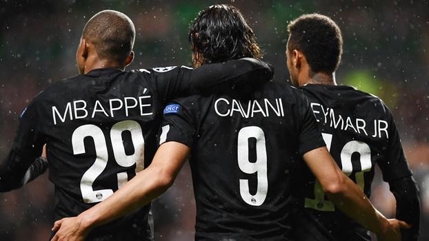 Trio garantiu a vitória do PSG (Crédito: Getty)