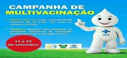Começou a Campanha de Multivacinação em Pedro II