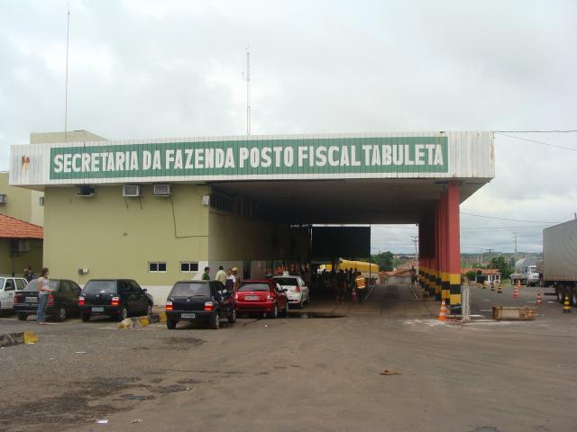 Acidente ocorreu próximo ao Posto Fiscal da Secretaria de Fazenda (Crédito: Sefaz)