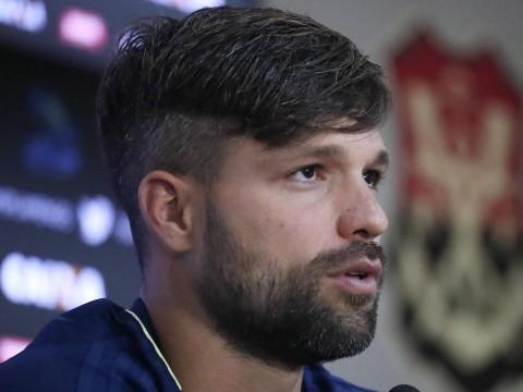 Diego, do Flamengo, comemora convocação para a seleção brasileira