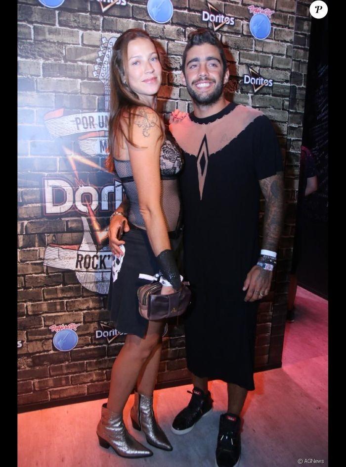 Luana Piovan e o marido (Crédito: Agência News)