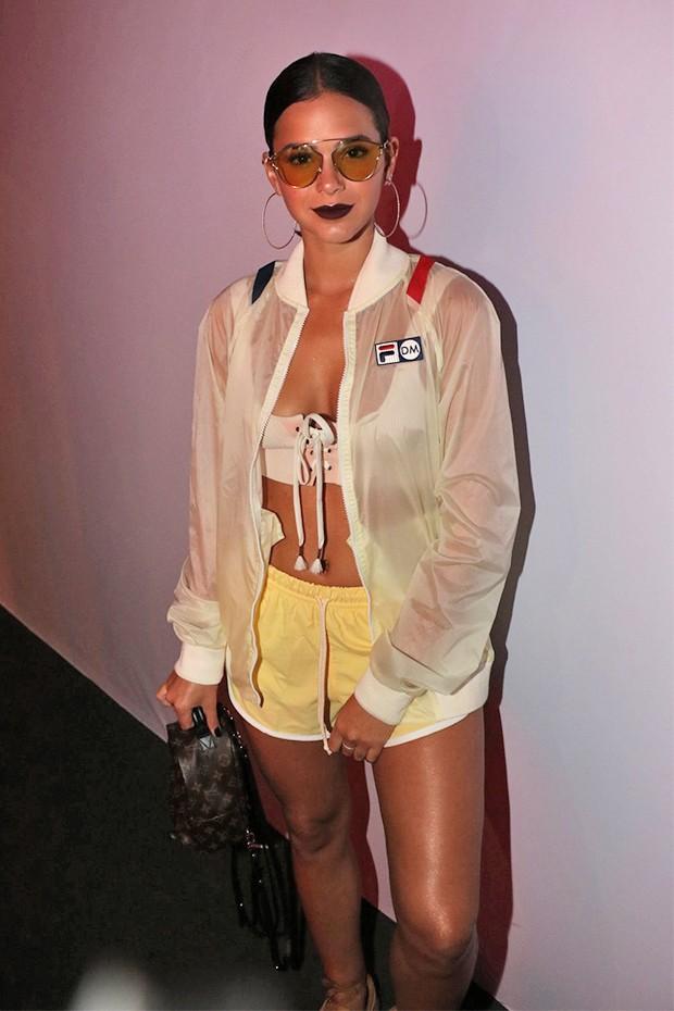 Marquezine vai a festival blindada por seguranças e causa tumulto (Crédito: Marcos Rosa)